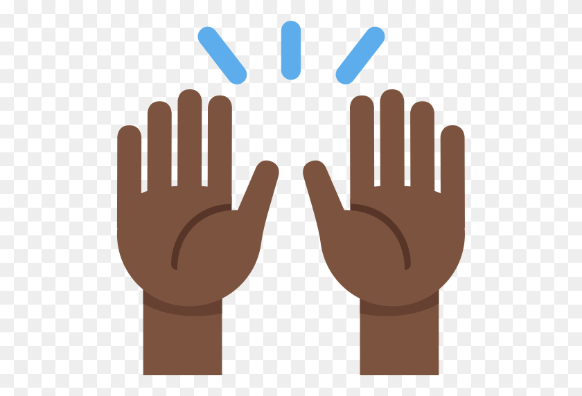 Emoji Air Transparent Raised Hand Raised Hands PNG Stunning Free