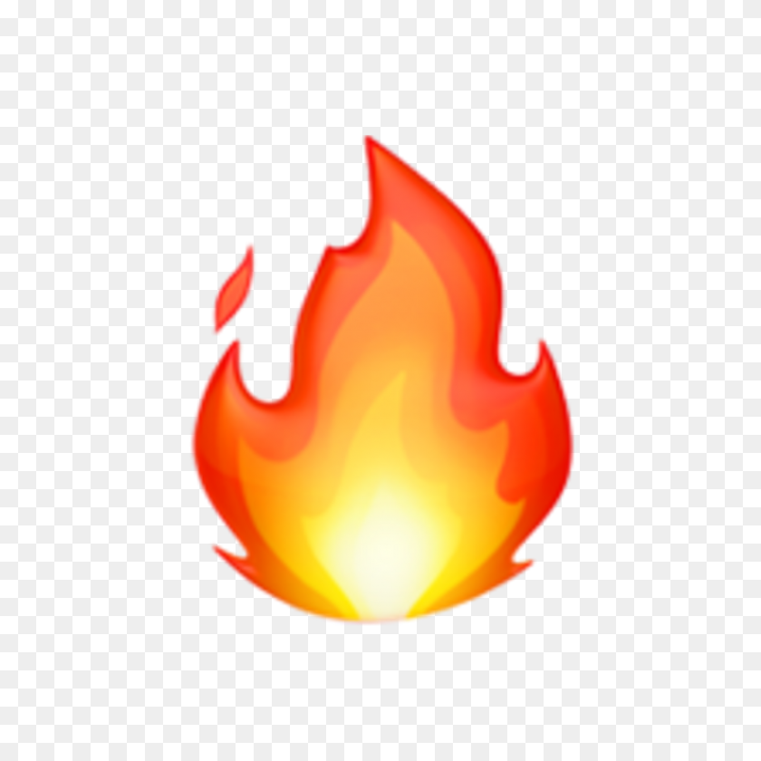 Fire Emoji Fire Flame Emoji Emoticon Iphone Iphonee Flame Emoji PNG FlyClipart