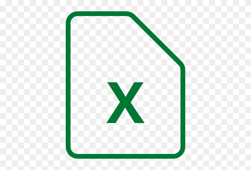 512x512 X, Значок Excel Без Значков Типов Файлов - Excel Png
