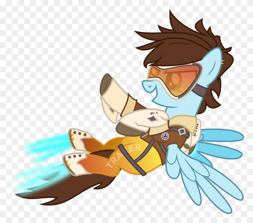 1175x1024 Overwatch Tracer PNG