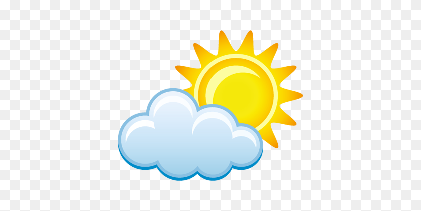 370x361 Partly Cloudy Clipart
