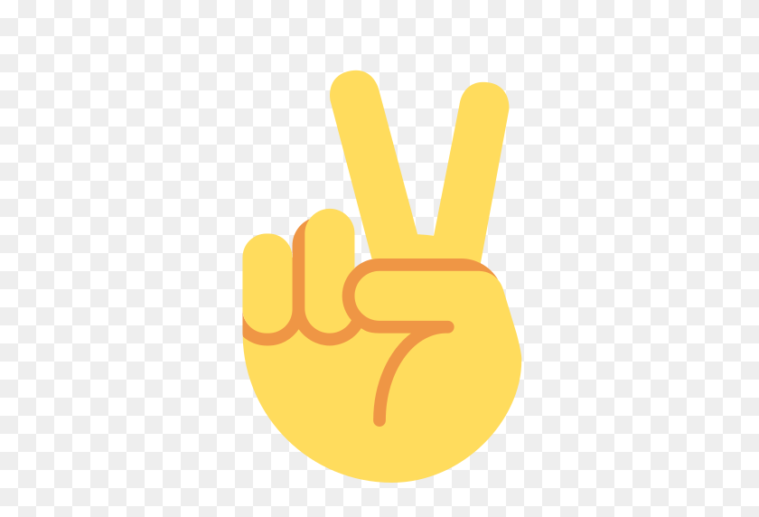 512x512 Peace Emoji PNG