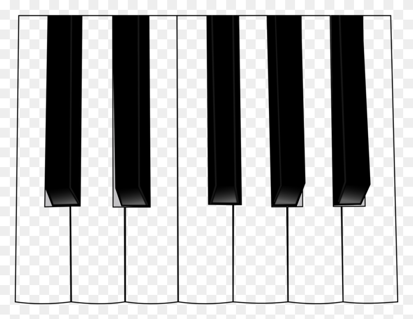 958x724 Piano Keyboard Clipart Black And White