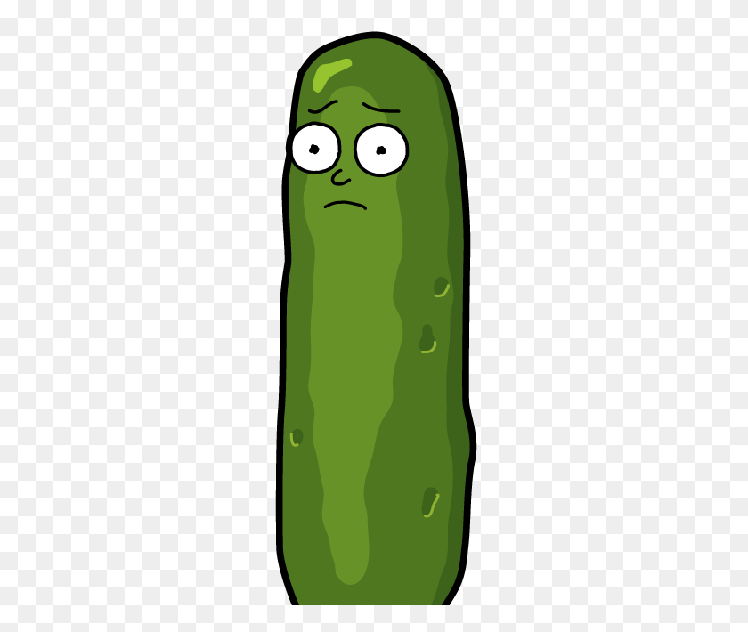 300x650 Pickle Rick Face PNG