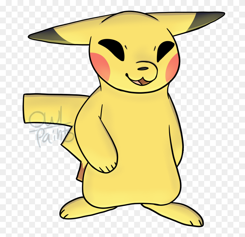 710x752 Pikachu PNG