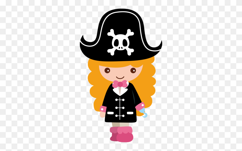 286x466 Pirate Girl Clipart