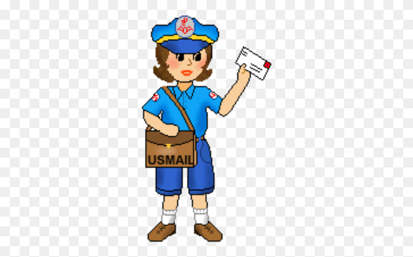266x462 Mail Carrier Clipart