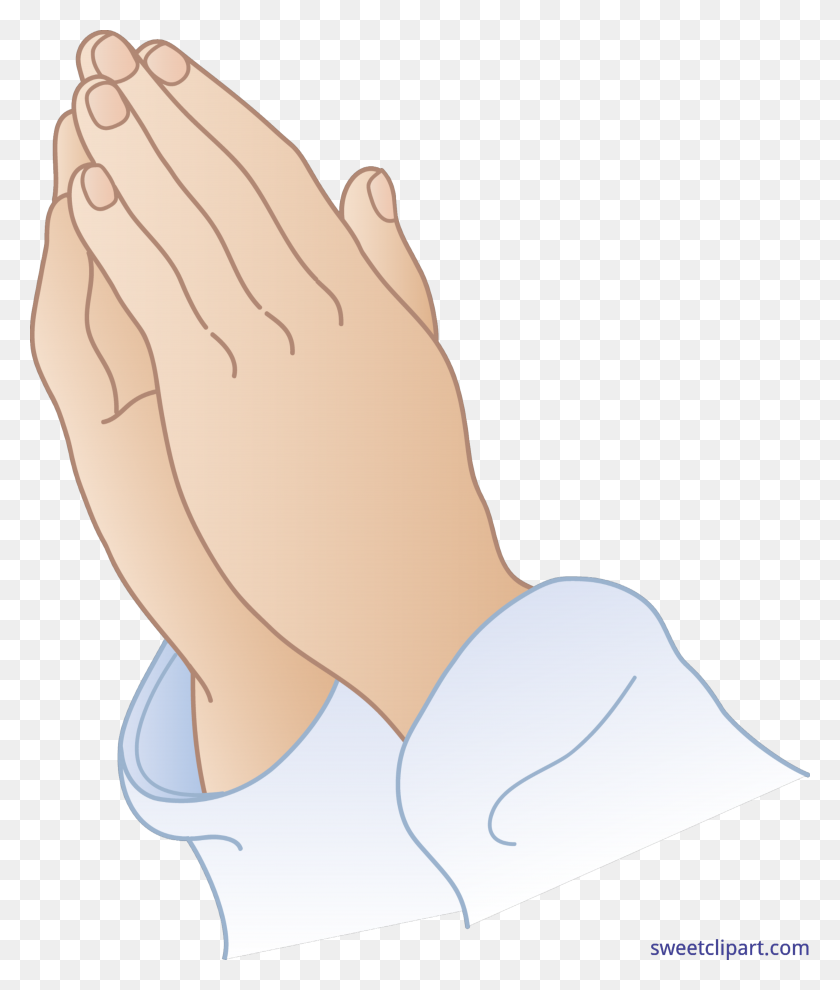 6530x7791 Praying Hands Clipart
