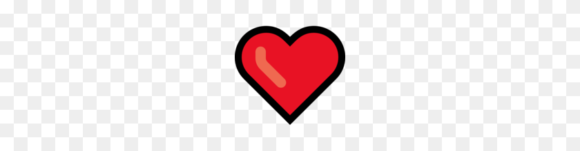 160x160 Corazón Rojo Emoji Png
