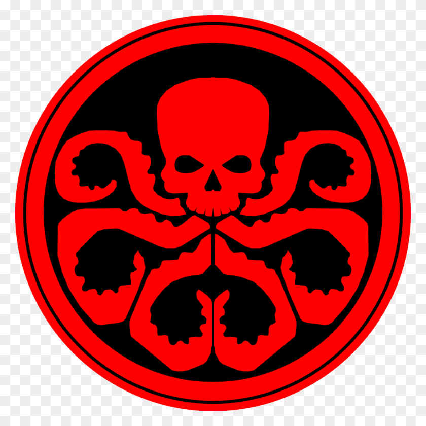 1060x1060 Red Skull PNG