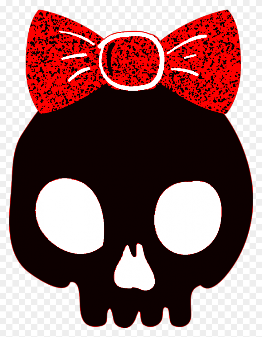 842x1104 Red Skull PNG