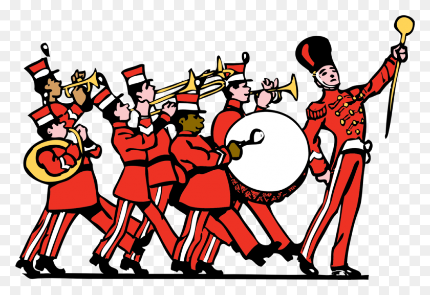 958x635 Marching Band Clipart