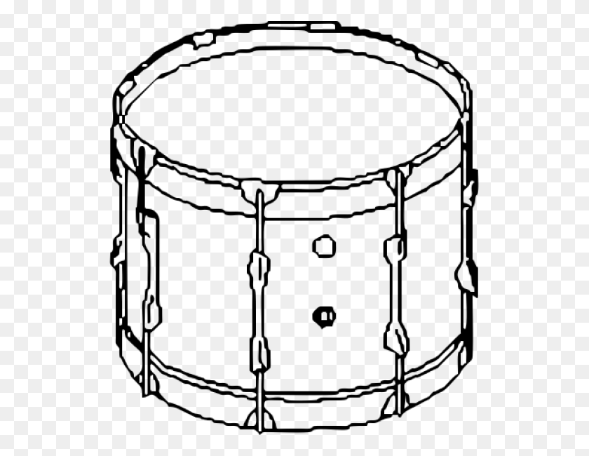 527x590 Marching Snare Drum Clipart