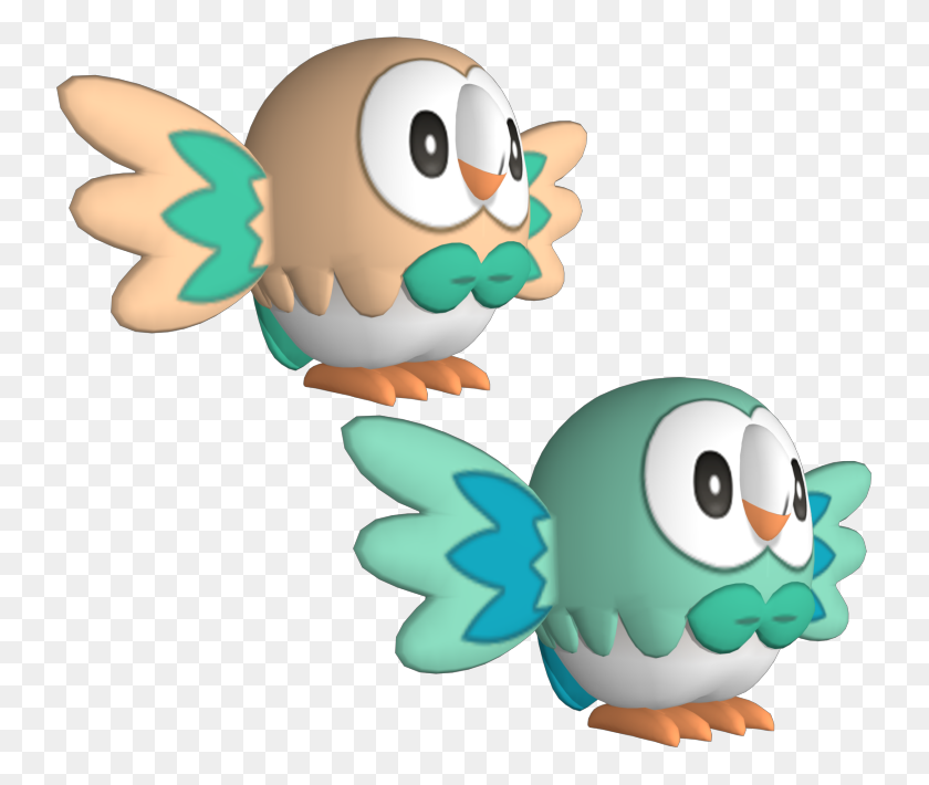 750x650 Rowlet Png
