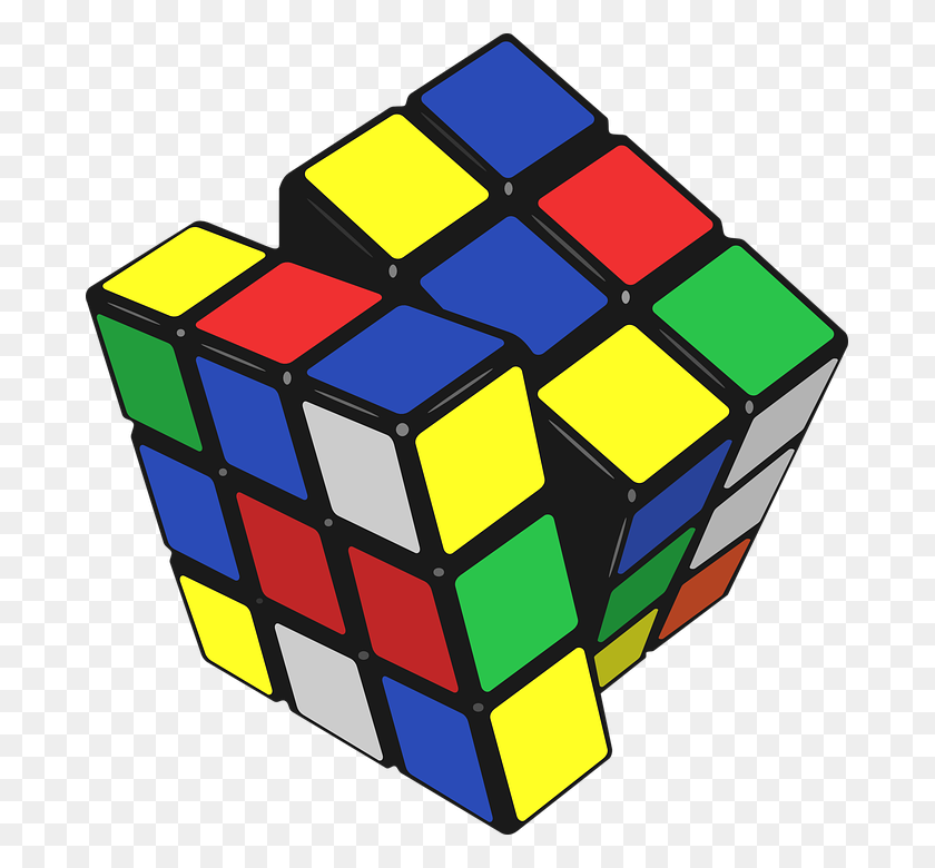 685x720 Rubix Cube Clipart