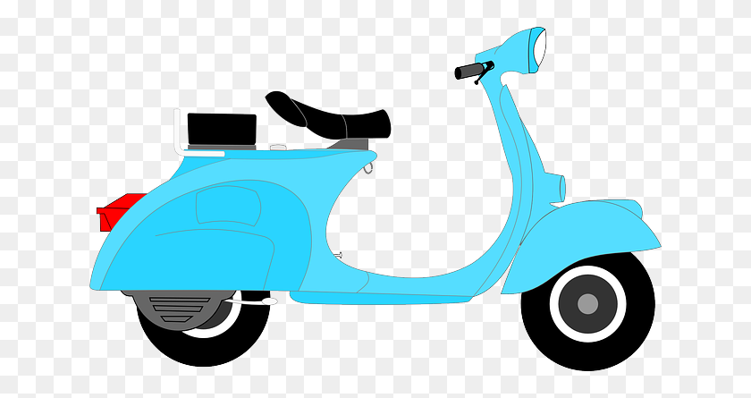 640x385 Scooter Clipart