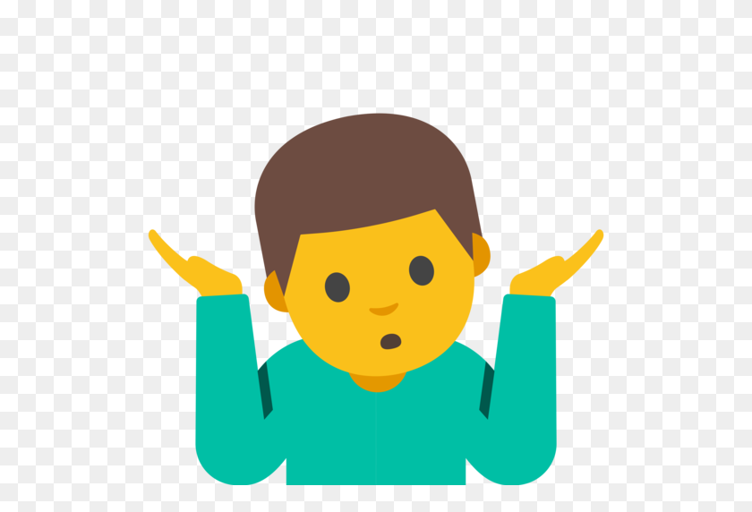 512x512 Shrug Emoji PNG