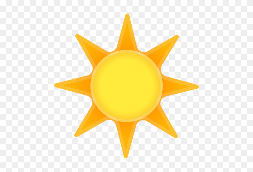512x512 Sun Emoji PNG