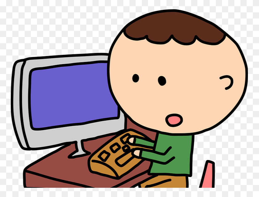 770x579 Typing Clipart