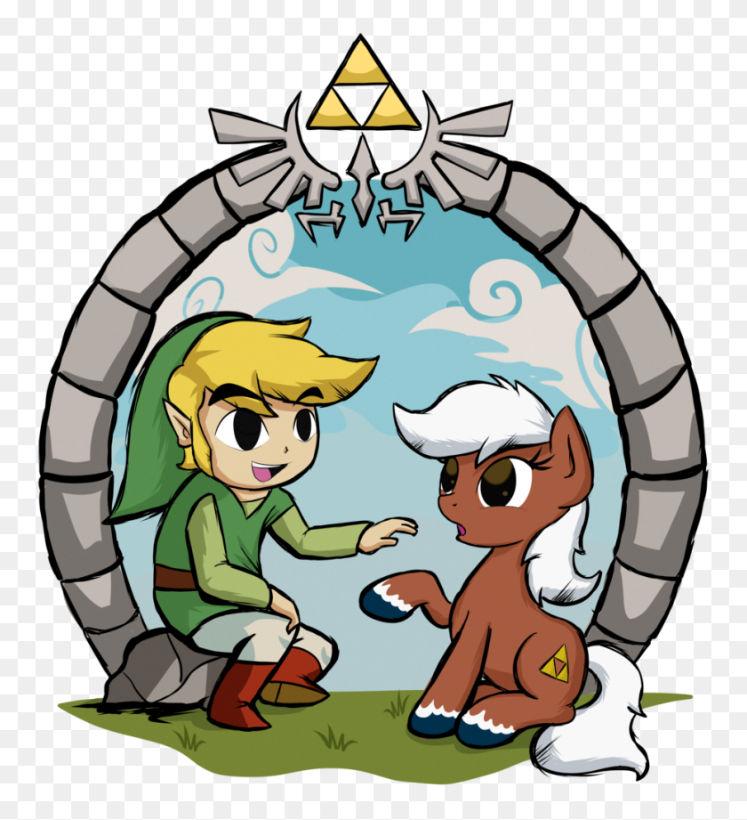 927x1024 Toon Link PNG