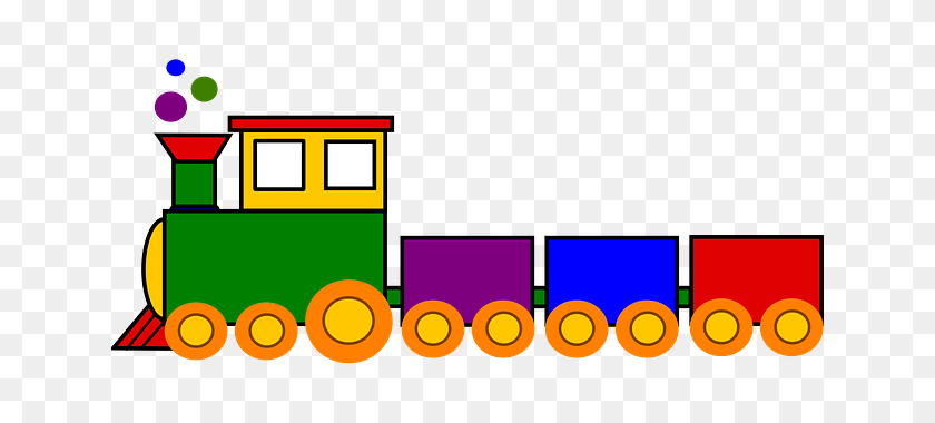 640x320 Toy Train Clipart