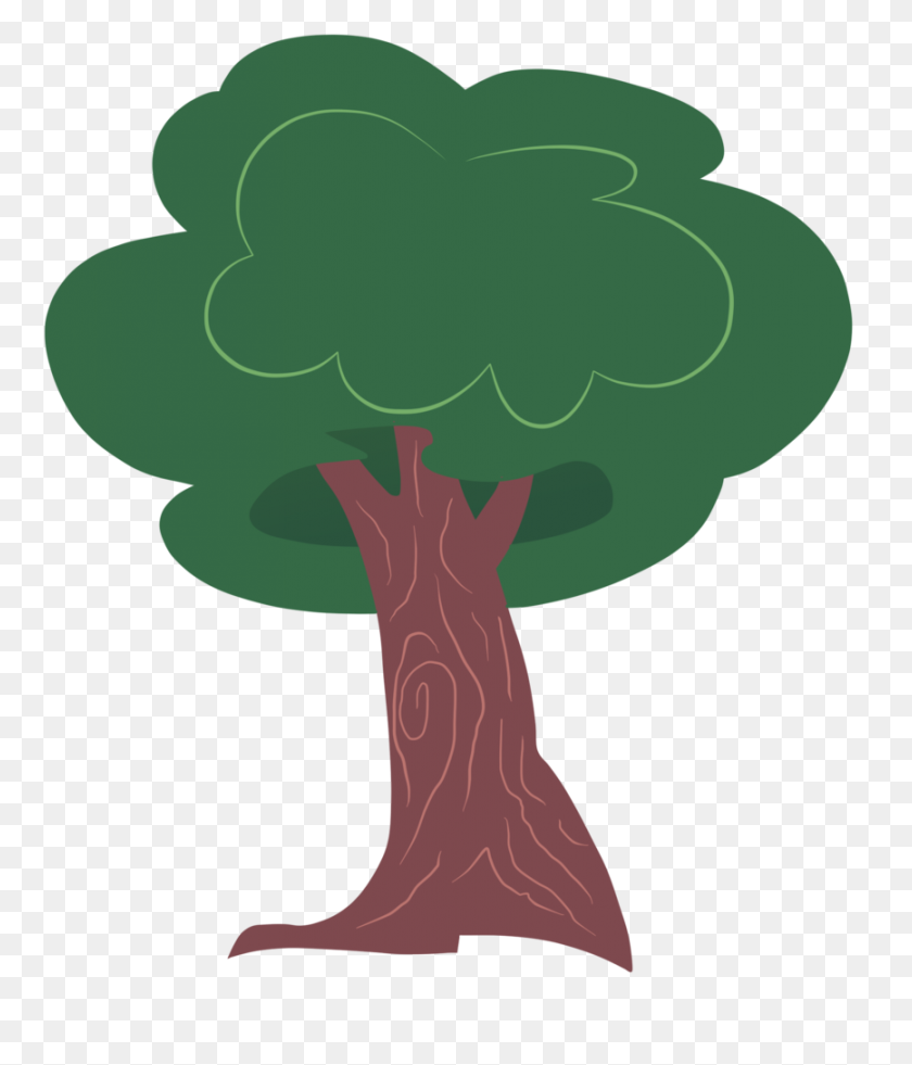 867x1024 Tree From Above PNG