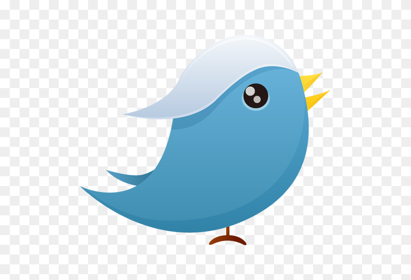 512x512 Twitter Bird PNG