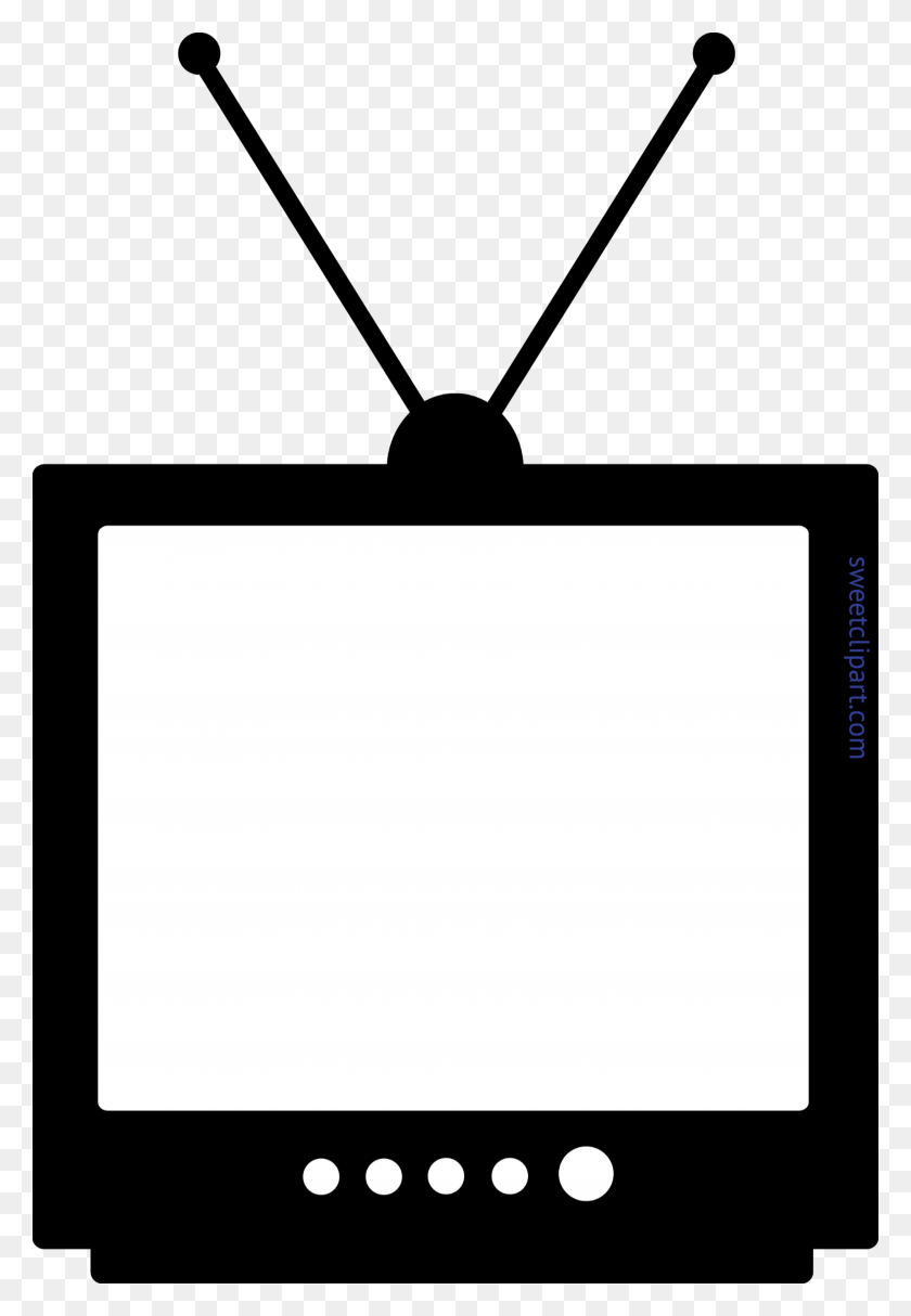 3513x5199 Watching Tv Clipart Black And White