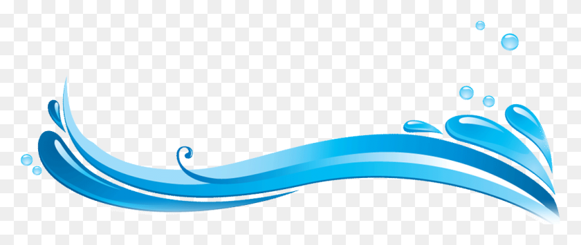 1057x400 Water Wave PNG