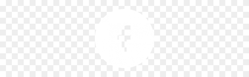 200x200 White Facebook Icon PNG