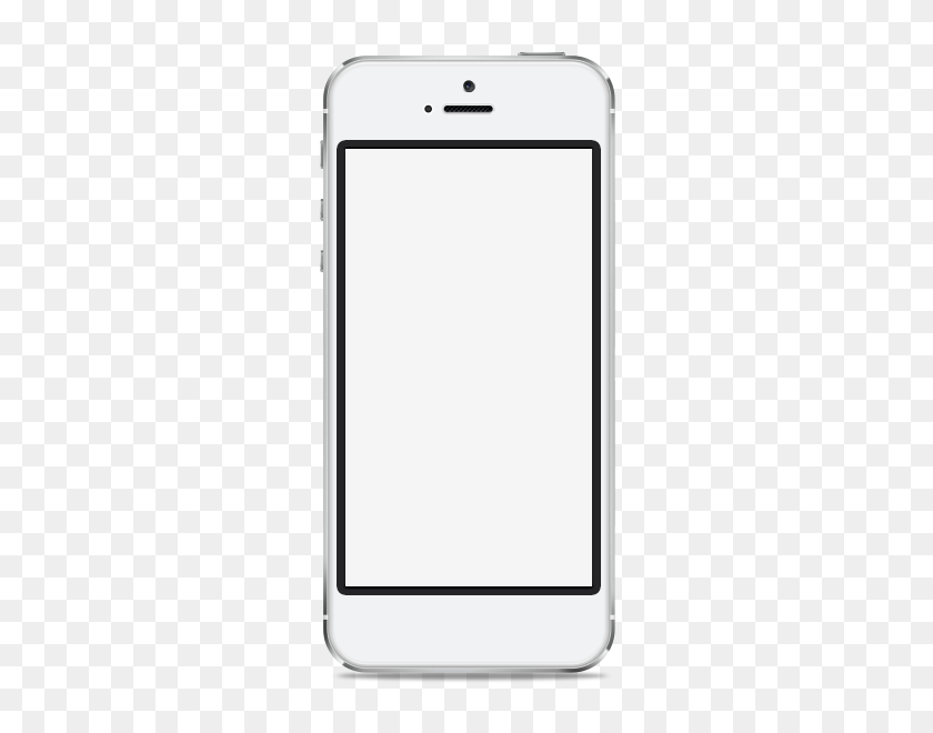 320x600 White Iphone PNG