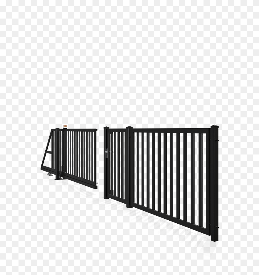 600x830 White Picket Fence PNG