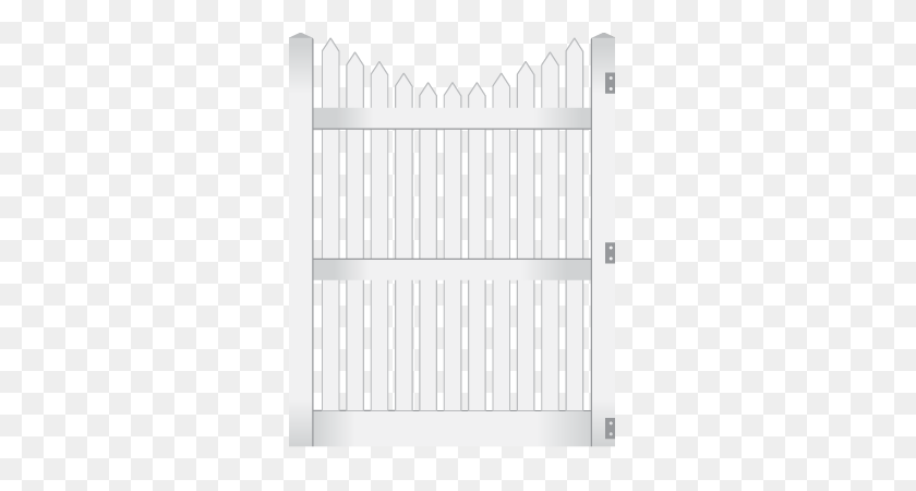 309x390 White Picket Fence PNG