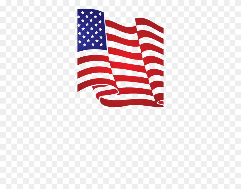 300x597 Bandera Americana Png