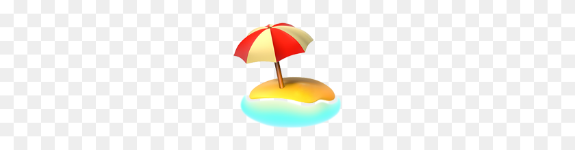 160x160 Beach Emoji PNG