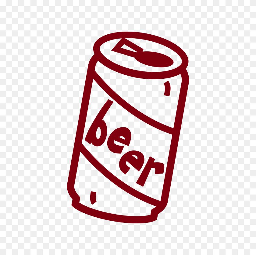 4000x4000 Beer Can Clipart Black And White