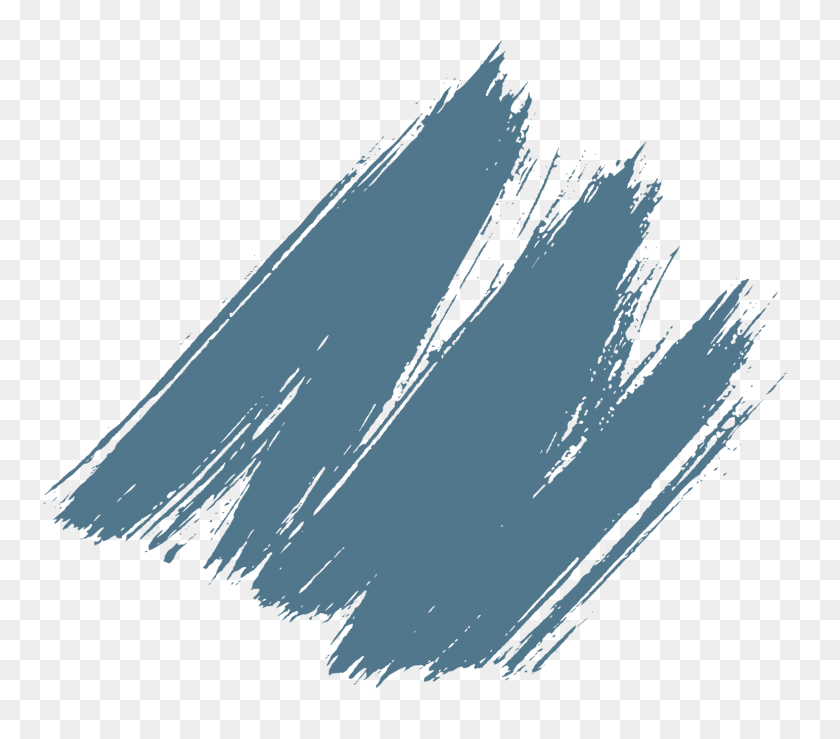 1543x1344 Blue Paint Stroke PNG