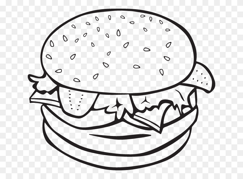 648x560 Burger Bun Clipart