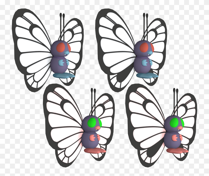 750x650 Butterfree PNG