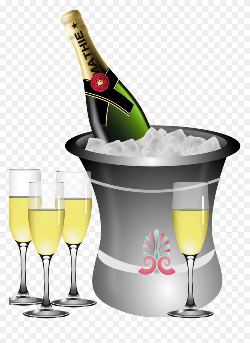 958x1343 Champagne Clipart