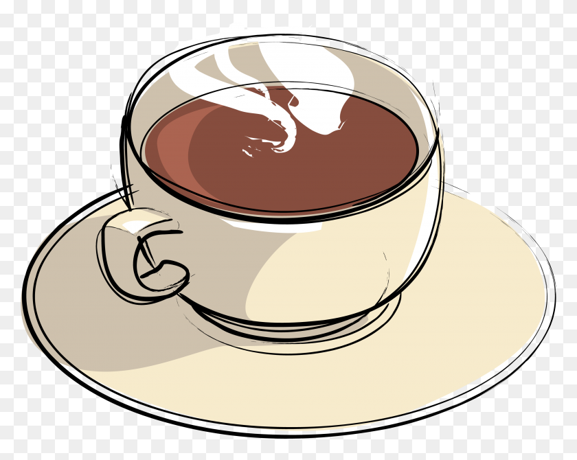 3300x2583 Coffee Cup With Steam Clipart