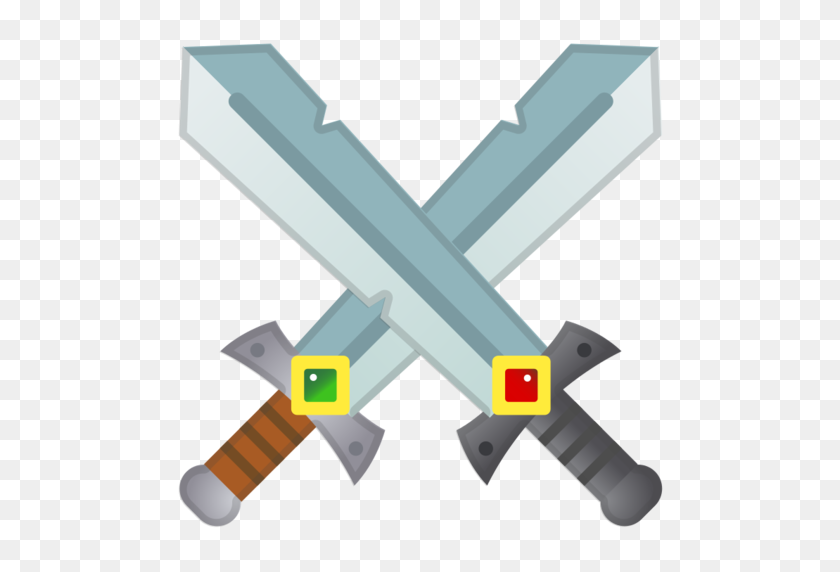 512x512 Crossed Swords PNG