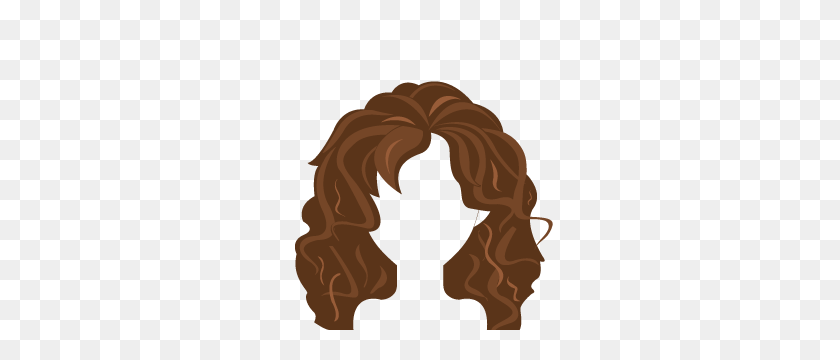 300x300 Curly Hair Clipart