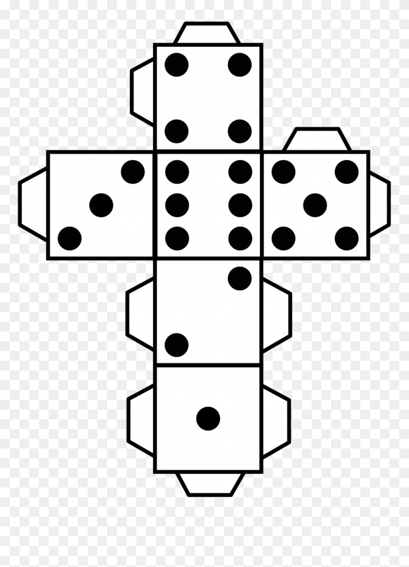 958x1355 Dice Clipart Black And White