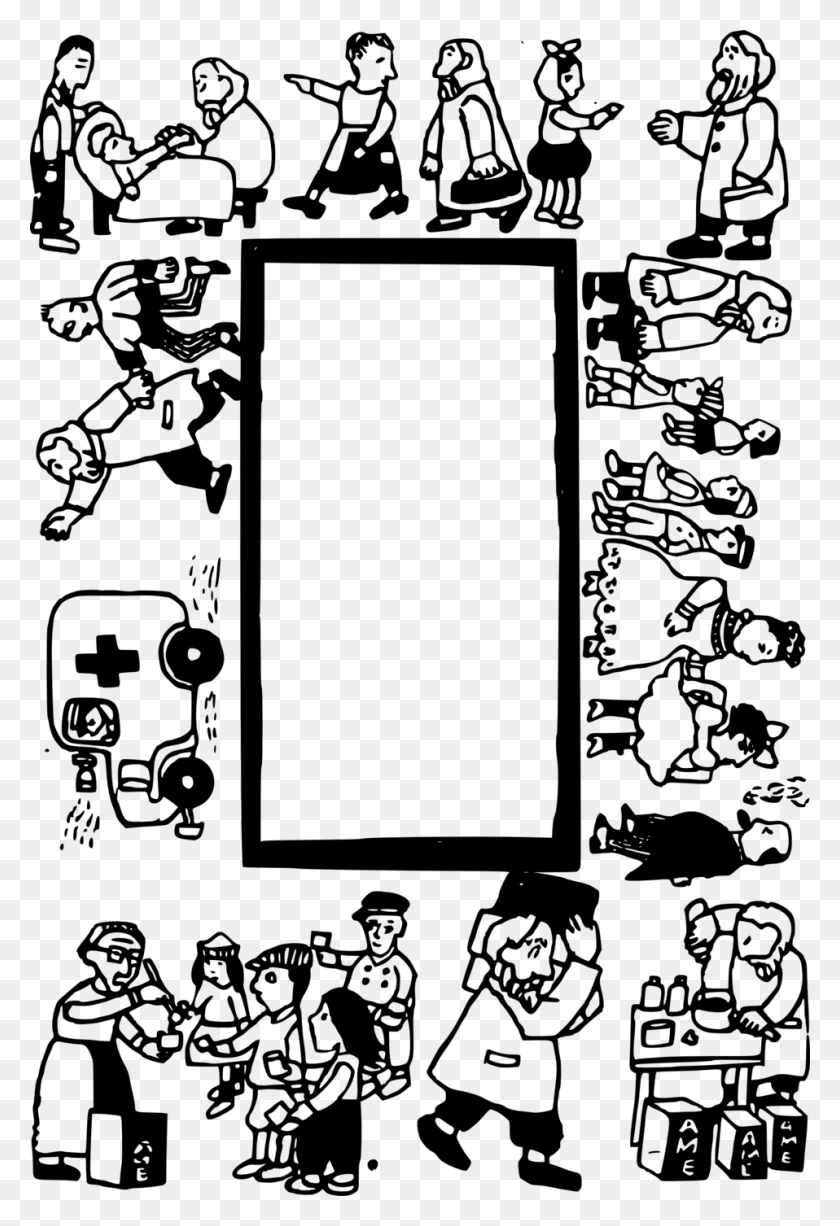 958x1433 Doctor Black And White Clipart
