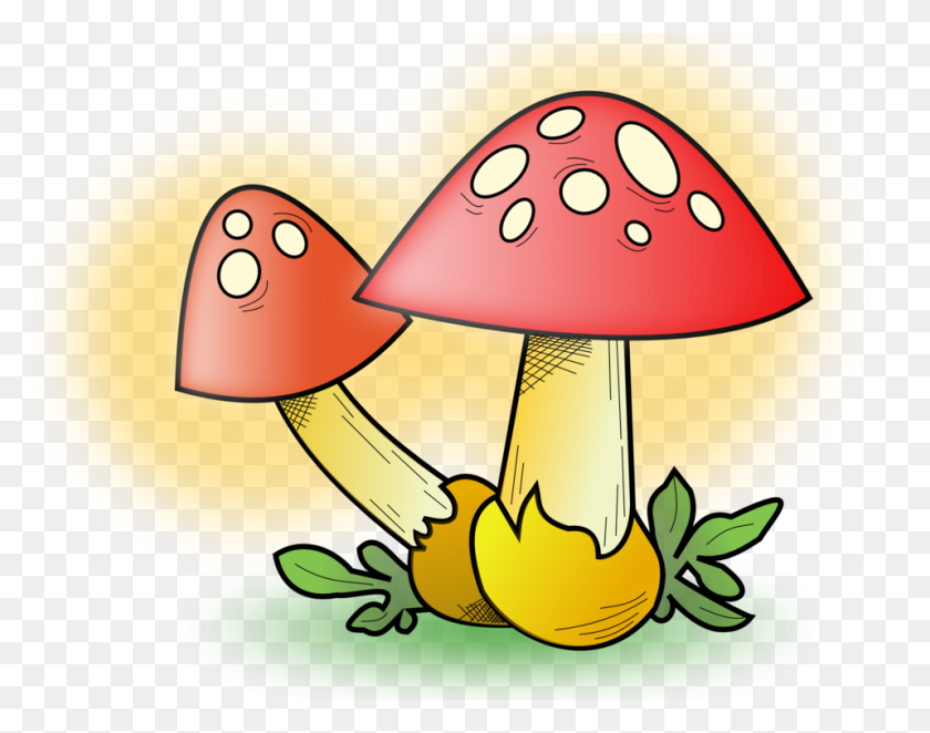 958x740 Mushroom Clipart
