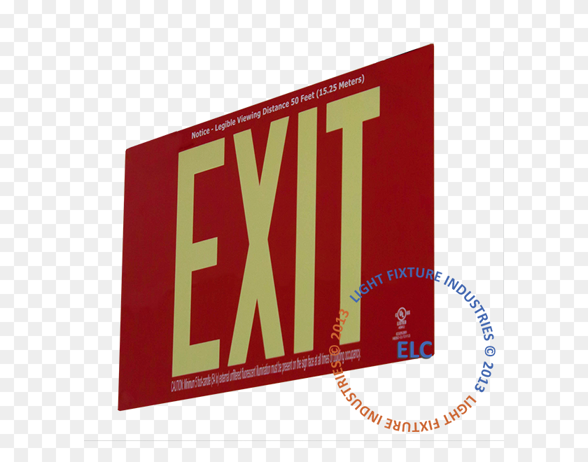 600x600 Exit Sign PNG