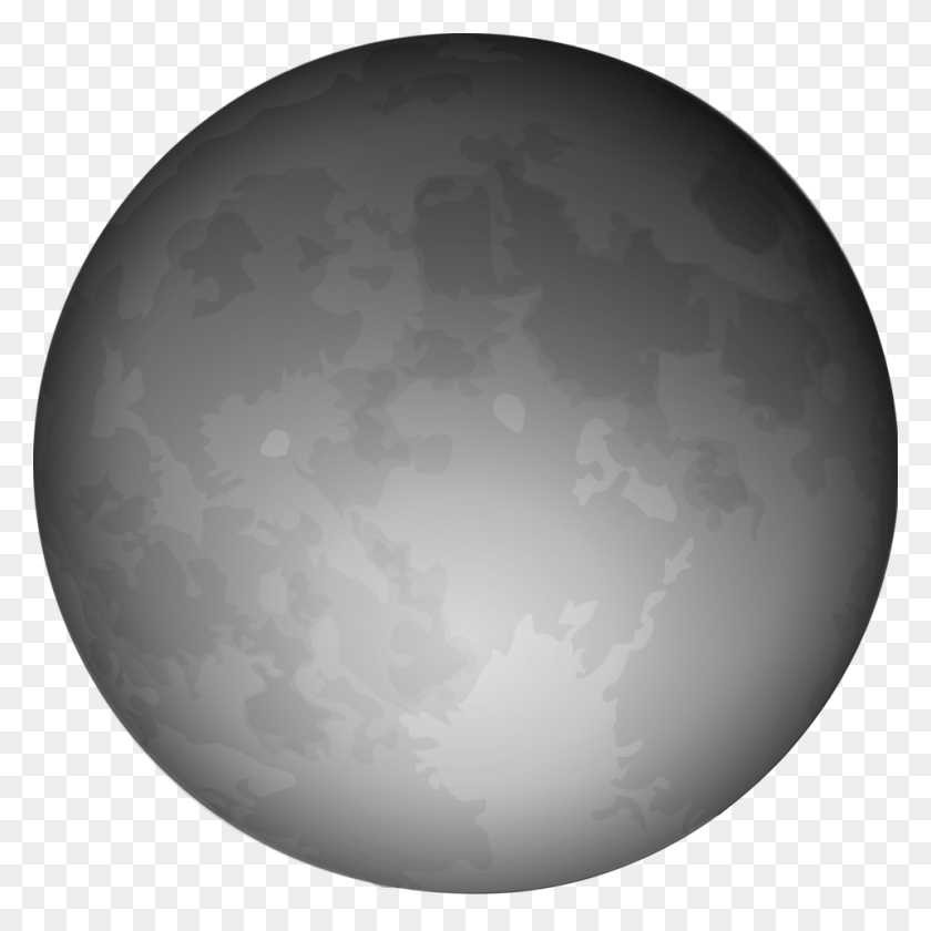 958x958 Full Moon Clipart Black And White