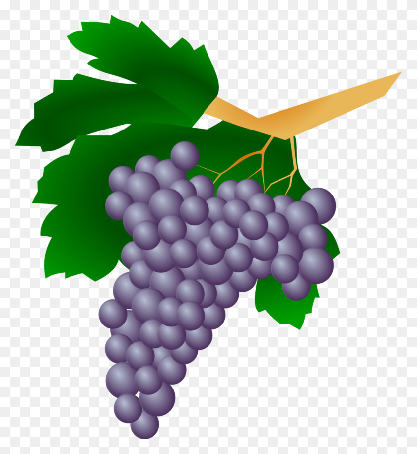 958x1051 Grape Leaves Clipart