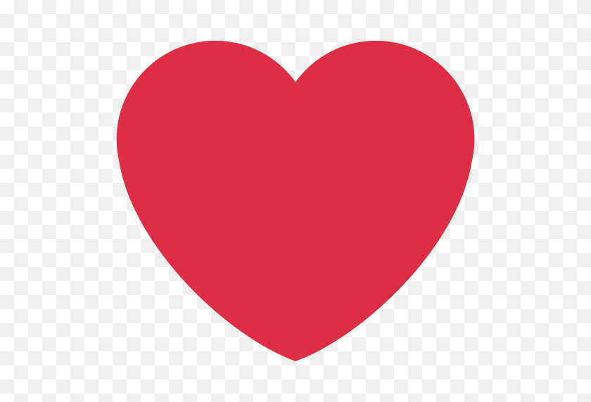 512x512 Heart Emoji PNG